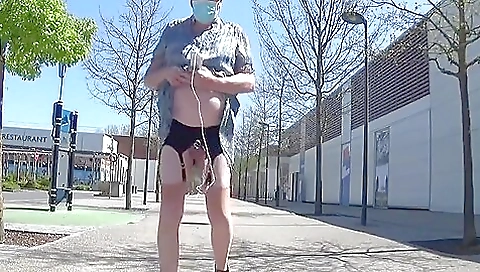 Busty amateur mature with stockings gets a load of cum