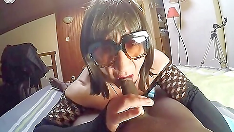 Deepthroat video of black dude having sex with a white girl