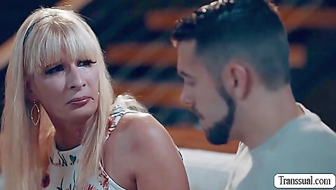 Big tits blonde bitch is getting her asshole fucked by her stepbrother