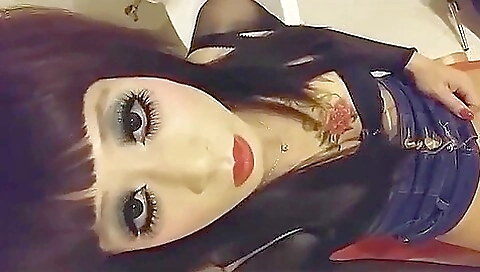 Busty brunette babe in bondage is in the middle of anal domination