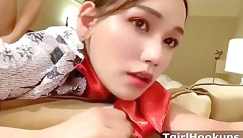 Brunette babe with huge tits got her tight pussy pounded