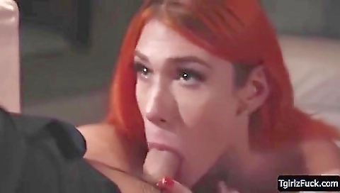 Beautiful red haired ass in an amazing hardcore scene