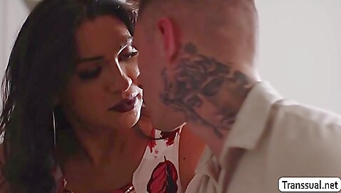 Amateur stepson fucks a stepmother with big black cock