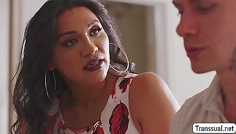 Funny pornstar in horny stepmom lingerie naked and fucked