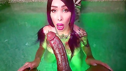 Big boobs whore shows her pussy to her black lover