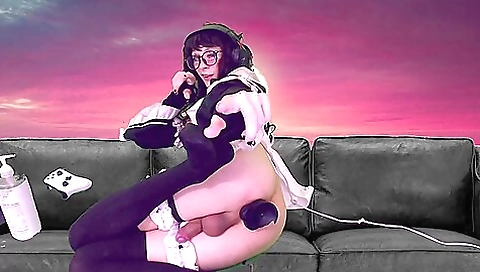 Shemale Tranny Enjoying Solo Masturbation - Teaser Video