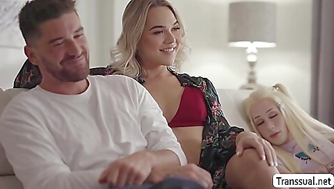 Busty blonde slut takes a big dick deep in her tight asshole